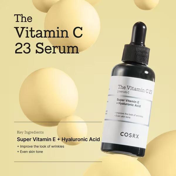 COSRX The Vitamin C 23 Serum — Super Vitamin E + Hyaluronic Acid (20 ml)