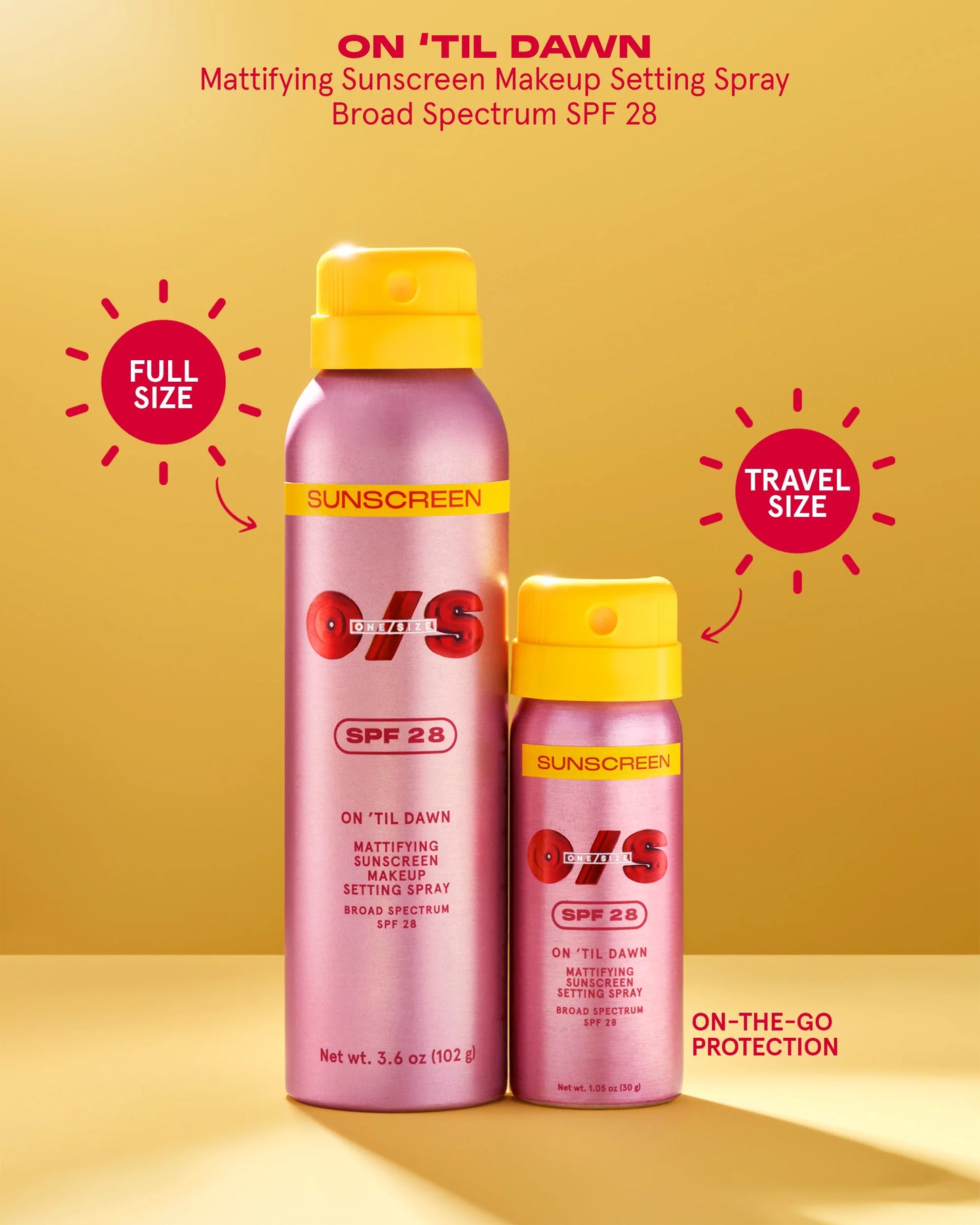 ON ‘TIL DAWN MATTIFYING SUNSCREEN MAKEUP SETTING SPRAY SPF 28