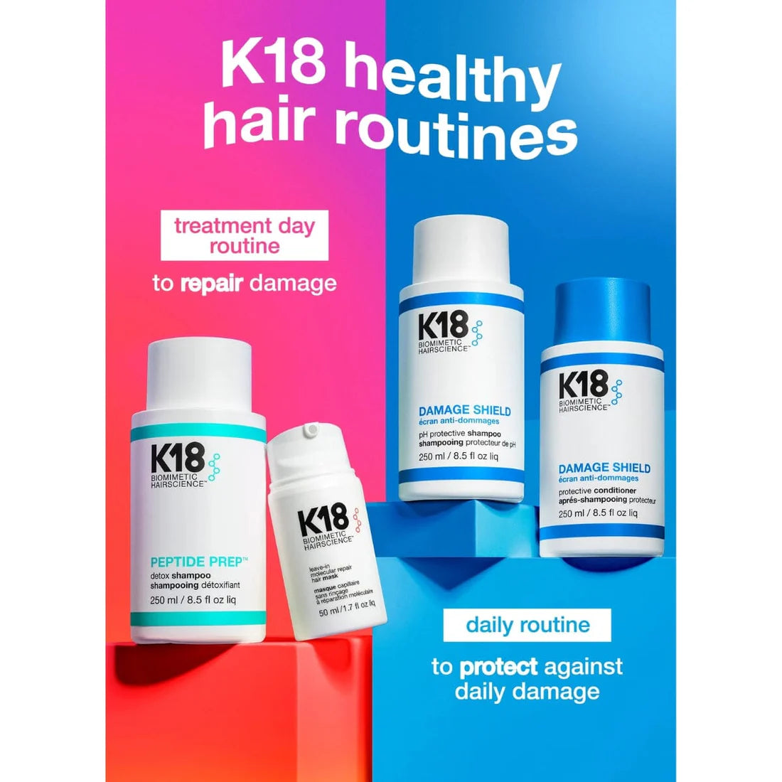K18 Damage Shield pH Protective Shampoo 250ml