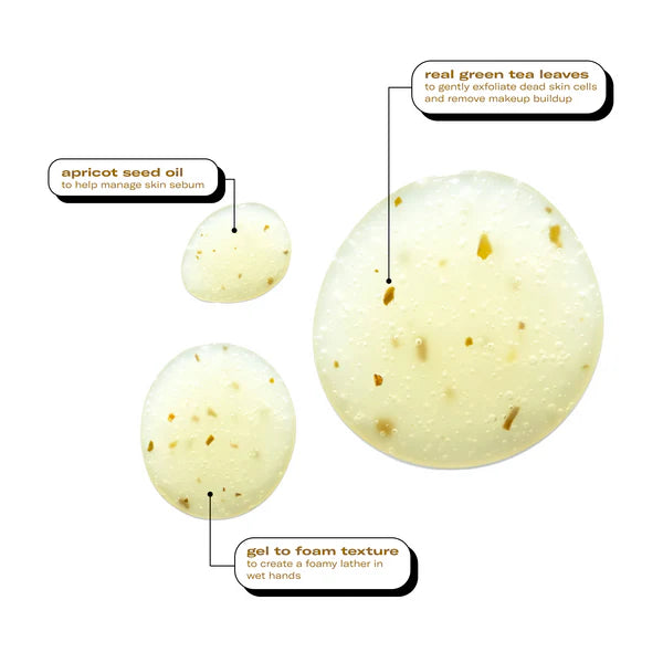 Night Off Face Wash (Green Tea Deep Cleanser For Effective Makeup Removal)
