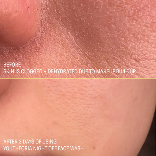 Night Off Face Wash (Green Tea Deep Cleanser For Effective Makeup Removal)