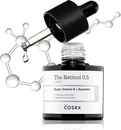COSRX The Retinol 0.5 Oil – Super Vitamin E + Squalane (20 ml)