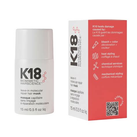 K18 Leave-In Molecular Repair Hair Mask 15ml
