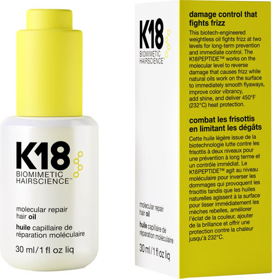 K18 Leave-In Molecular Repair Hair Oil 30ml